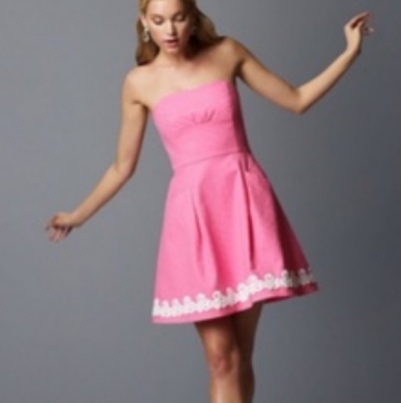 LILLY PULITZER Jacquard Blossom Dress with Pockets - Picture 2 of 12